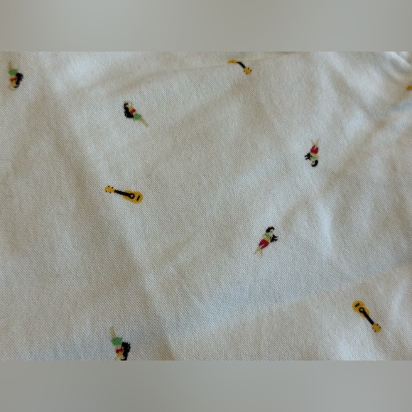 Jachs New York Bleeker fit men’s size 36 shorts pale green with dancer pattern - Picture 2 of 5